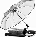 Repel Windproof Travel Umbrella - Compact & Withstands Winds up to 100MPH , Strongest Premium Auto Folding Umbrella for Rain and Sun - Durable, Light & Portable for Women & Men , Fits Backpack & Cars