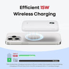 iWALK Magnetic Power Bank 10000mAh, 30W Wireless Portable Charger with Fast Charging USB-C Cable,Qi2 Certified 15W Battery Pack with LED Display for iPhone 17/16/16 Pro/15/14/13 Series, Samsung Galaxy