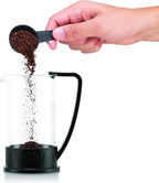 Bodum 12oz Brazil French Press Coffee Maker, High-Heat Borosilicate Glass, Black - Made in Portugal (Pack of 4)