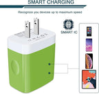 Wall Charger, USB Charger Adapter, AILKIN 4.8A 4Multi Port Fast Charging Station Power Base Block Plug Cube Brick for iPhone, iPad, Samsung Galaxy, Moto, Google Pixel, Kindle Fire Plug Cargador Carro