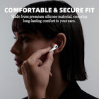 [5 Pairs] for AirPods Pro 3 Ear Tips Cover [Fit in Case], Soft Silicone AirPod Pro 3 Ear Cover Anti Slip Air Pod pro 3 Accessories Compatible with AirPods Pro 3rd Generation Earbuds 2025 (5 Color)