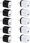 USB Charger Block 10 Pack, UorMe 1A 5V Single Port Power Adapter Charging Phone Cube Box Brick Plug Pack Compatible with iPhone 14 13 12 SE 11 X 8, Galaxy S22 A13 A03S A21 Note20 A71 A51 A31 S10 S9 S8