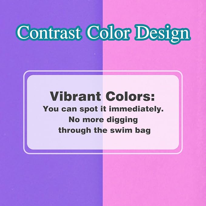 Swim Goggle Case For Swimming Goggles, Swimmer Gifts for Kids Teens Adults, Silicone Cases with Drain Hole