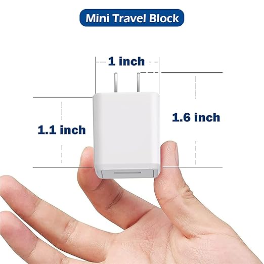 2Pack[Apple MFi Certified] iPhone Charger,10Feet Extra Long Lightning Cable Data Sync Transfer Cord with Portable Travel Charging Block Compatible with iPhone 14/13/12/11/10/X/8 Plus/XR/XS Max/7/SE