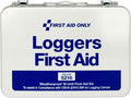 First Aid Only 5216 25-Person Weatherproof Metal Forestry Loggers First Aid Kit, 69 Pieces