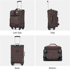 Hanke 28 Inch Softside Expandable Luggage with Spinner Wheels,Check Large Luggage Rolling Suitcase Travel Luggage with TSA Approved,Coffee