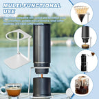Pour Over Coffee Dripper Stand, Portable Espresso Machine Stand Foldable Aluminum Coffee Dripper Station for Coffice Home Camping