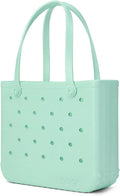 BOGG BAG Medium Tote – 15” x 12.5” x 5” – Durable, Washable, Tip-proof – Beach, Pool, Boat, Work, Sports (Sea(foam) Shimmer)