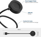 Compatible with Citizen CZ Smart Watch Charger, 3.3ft Rapid Charging Cable Magnetic Charger Dock for Citizen CZ Smartwatch (Black)