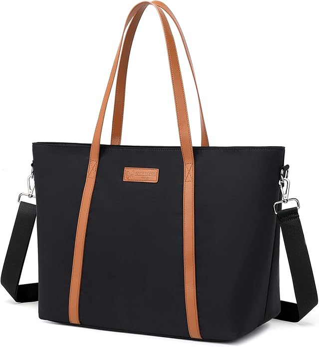 BUG Lightweight Women Laptop Tote Bag for Work, Casual Handbag for Travel Beach College Teacher