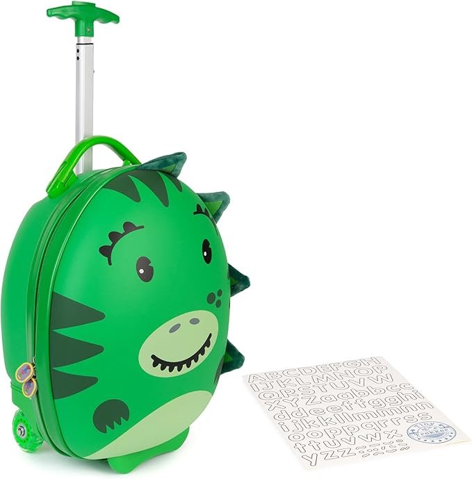 boppi - Children's Suitcase - Tiny Trekker Children's Trolley Suitcase - Boys & Girls Suitcase - Suitable as Cabin Luggage - 17 L