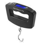 Digital Luggage Scale, Portable Electronic Hanging Scale with LCD Display, 110 lb/50 kg Capacity for Travel