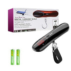 Digital Luggage Scale for Travel Essentials, Portable Handheld Digital Hanging Weight Scales for Travel Suitcase Hanging Postal Baggage, 50kg/110lb, Battery Included