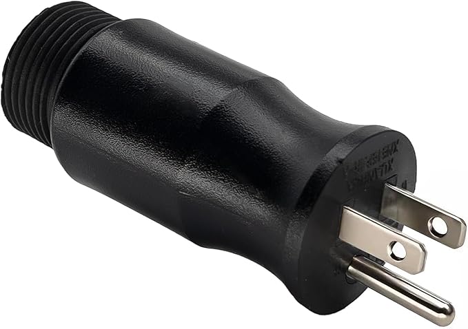 219261 Multi-Voltage Adapter Plug for Miller & Hobart Welders/Plasma Cutters, 115 Volt 5-15P 4 Pin to 3 Prong Replacement for Welding Power Cord