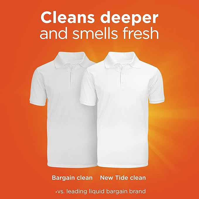Tide Liquid Laundry Detergent, Clean Breeze, 64 Loads 92 Fl Oz