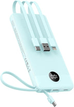 VEEKTOMX Portable Charger Built-in Cables, Power Bank for iPhone, Fast Charge USB C Battery Pack Travel Essentials Powerbank Compatible with iPhone 17/16/15/14, Samsung S25/24