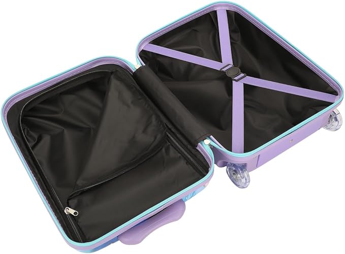 Bioworld Frozen Anna & Elsa 16.5" Youth 2-Wheel Luggage