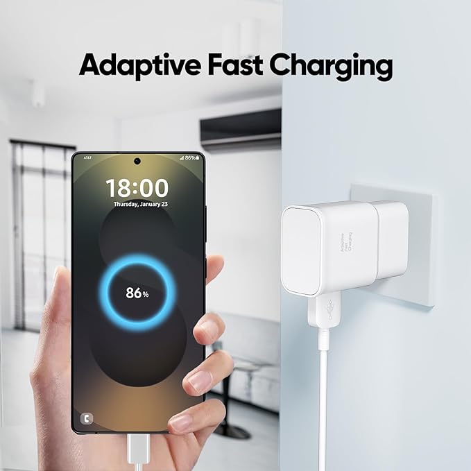Android Phone Charger Samsung Charger Fast Charging Cord with 10FT USB Type C Cable for Samsung Galaxy S23/S23 Ultra/S22/S21/S20/S20+/S10/S10+/S10e/S9/S9+/S8/S8Plus/Edge/Active/Note 8/9/10/20