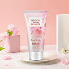 Bath and Body Gift Set for Women and Girls, 4PC Travel Size Self Care Spa Kit with Body Scrub, Shower Gel, Body Lotion & Mist, Japanese Cherry Blossom Floral Scent, Gift for Teens Mom Bride