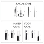 Nail Clipper Kit Nail Care Set for Men Women Nail Clipper Set Manicure Kit with Case Toe Finger Nail Clippers Personal Care Tools Travel Manicure Set Nail Clipper Grooming Kit Gfit for Men Women