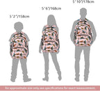 rickyh style School Backpack Travel Bag for Men & Women Lightweight College Back Pack with Laptop Compartmen