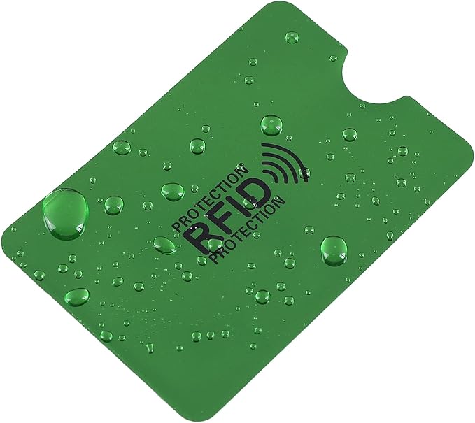 Molain Colorful RFID Card Holder, 9 Pieces RFID Blocking Sleeves Credit Card Sleeves Set RFID Identity Card Protector for Women Men