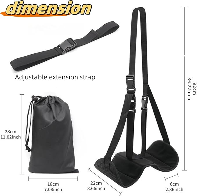 Airplane Footrest Foot Hammock Office Footrest Foot Hammock for Airplane Travel Accessories Plane Footrest