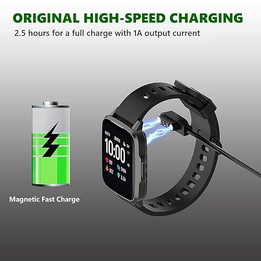 Charger for Spade & CO Health Smartwatch 4 & Spade Health Smartwatch 3 Charging Cable, 3.3FT Replacement Magnetic USB Charger Cable Cord Accessories, Durable and Portable