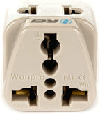 OREI US to Switzerland, Liechtenstein (Type J) Travel Adapter Plug - 2 in 1 - CE Certified - RoHS Compliant - 4 Pack - White Color (DB-11A-4PK)
