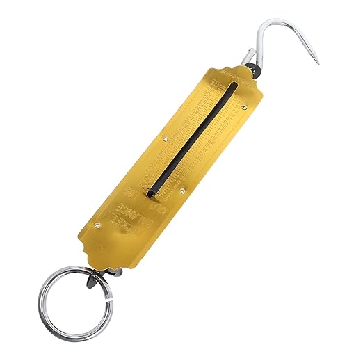 2pcs Mechanical Hanging Hook Scales with Spring Balance 50kg/110lb High Accuracy Portable Handheld Weight Scale for Luggage Travel Farming and Kitchen Use