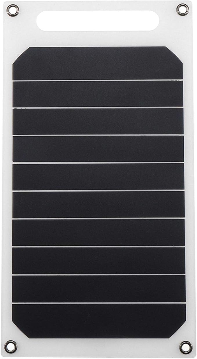 Lixada 10W 5V Solar Panel Charger USB Port Portable High Power Paper Shaped Monocrystalline Silicon for Cell Phone Camping