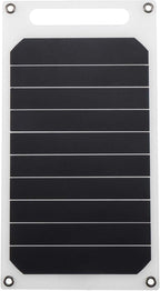Lixada 10W 5V Solar Panel Charger USB Port Portable High Power Paper Shaped Monocrystalline Silicon for Cell Phone Camping