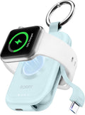 RORRY CharmGo Charger for Apple Watch Series 10, 2500mAh Fast Charging Portable Charger for iWatch, Travel Charger with Built-in USB C Cable for Apple Watch Ultra Series 9 8 7 6 3 Accessories, Blue