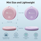 BFADEHA 2026 [Apple MFi Certified] (iOS Only) Bluetooth Tracker Smart Finder for Apple Find My iPhone GPS Tracker, 5-10 Years Battery, Keys Finder and Item Locator for Keys, Bags, Wallet, Passport