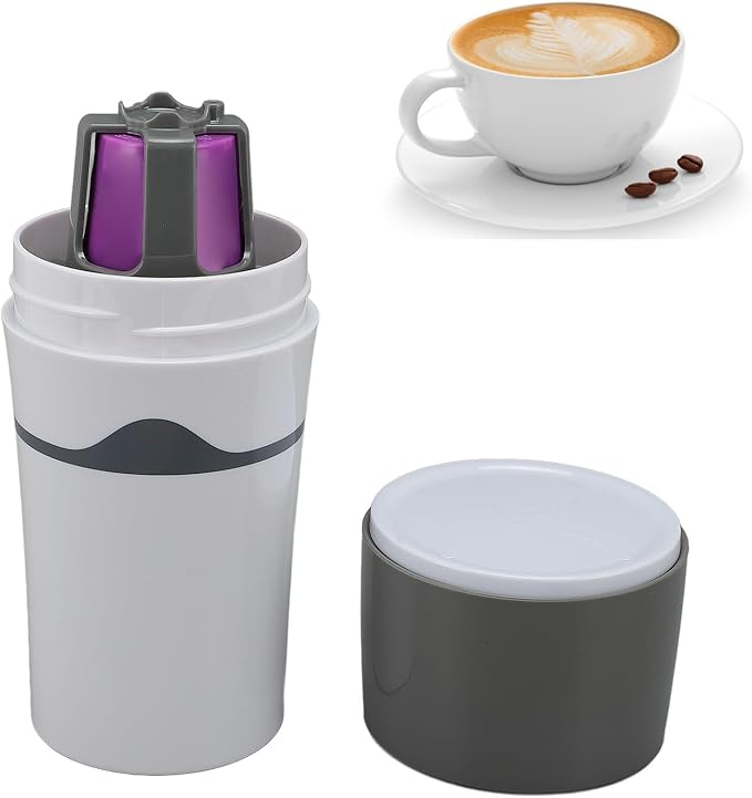 Asixxsix Pour Over Mug for, Portable Stainless Steel Manual Drip Coffee Maker Leakage Proof for Camping Hiking Office Home, Dishwasher