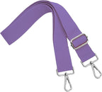 S&loyoe Thickened Solid Color Purse Straps Replacement Crossbody Bag Strap Adjustable Wide Guitar Straps for Handbags 1.5inch