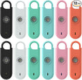 Fauxomor 140dB Personal Safety Alarm for Women, 12 Pack Safe Alarm Protection Keychain with Strobe Light & Low Battery Notice, Security Siren Self Defense for Kids Seniors College Girls, Multicolor