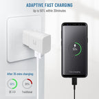 Type C Charger,USB C Android Phone Wall Charger Block & 6.6ft C Charger Fast Charging Cable for Samsung Galaxy S26/S25/S22/S22+/S22 Ultra /S21/S21+/S20/S10/S10+/S10e/S9/S9+/S8/S8Plus/Edge/Active/Note