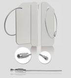 Aluminum Luggage Tags, Luggage Tag Holders for Travel Luggage Baggage Identifier by Ovener (2Pack Silver)