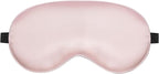 Sleep Mask, Silk Eye Mask for Sleeping with Adjustable Strap, Blindfold Eyeshade for Men & Women, Comfortable & Soft Eye Cover Eyeshade for Night Sleep (Pink)