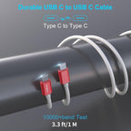 67.5W Red Car Charger USB C Super Fast Charging, 45W USBC&QC3.0 Port Plug for iPhone 17 Pro Max/Air/16/15/iPad, Samsung S26/S25 Android Cell Phone, Dual 12V Cigarette Lighter Adapter+3.3ft Type C Cord
