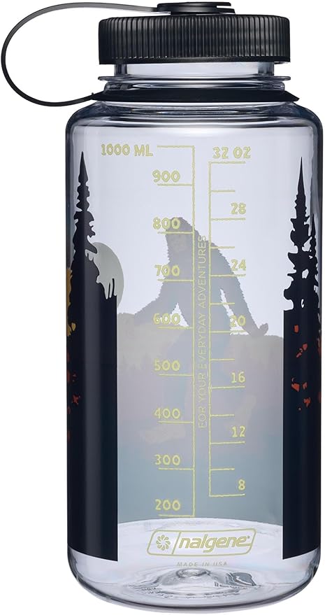Nalgene 32 oz Wide Mouth Water Bottle | BPA-Free, Durable & Leak Proof, Lightweight Bottle for Hiking & Gym, Work & Travel