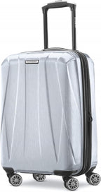 Samsonite Centric 2 Hardside Expandable Luggage with Spinner Wheels, Silver, Carry-On 20-Inch