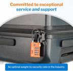 Forge TSA Approved Luggage Locks 4 Digit Combination TSA Travel Locks with TSA008, Open Alert Indicator, Zinc Alloy Body for Luggage, Suitcase, Backpack, and More.4 Colors 4 Locks with Pink.
