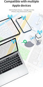 Find My Tag,Item Finder for Keys, Car, Wallet, Luggage, Bag, Pets and More, Works with Apple Find My App (iOS only), GPS Tracker for Kids (Blue)