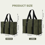 Becokan Large Tote Bag for Women Waterproof with 12 Pockets Top Zipper Closure Utility Teacher Nurse Bags for Work School