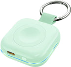 HUOTO for Portable Apple Watch Charger, Mini Purse Keychain 1200mAh iWatch Charger Power Bank Wireless Battery Pack Travel Smart Watch Chargers for Apple Watch Series 11 10 9 8 7 6 5 4 3 2 SE Ultra 2