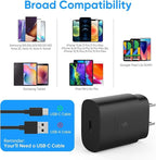 USB Type C Charger Block, 25W Fast Charging Block for Samsung Galaxy S25 S24 Ultra S23 S22 S21 S20 Note20 / iPhone 17 16 15 14 13 Pro Max, Super Fast Wall Charger Plug Power Adapter, 2 Pack