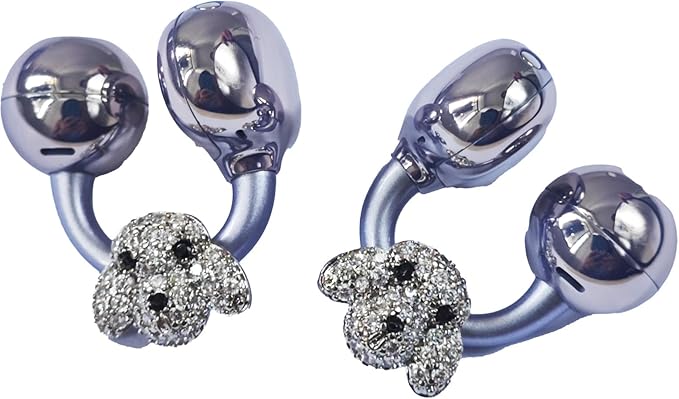 Rhinestone for Clip on Earbuds Open Ear Accessories, Elegant Zirconia Decorative Earphone Accessories, Removable Exquisite DIY Decoration
