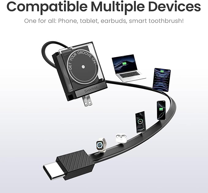 Sharge Flow Mini 2 Power Bank& 65W Retractable Charger Bundle